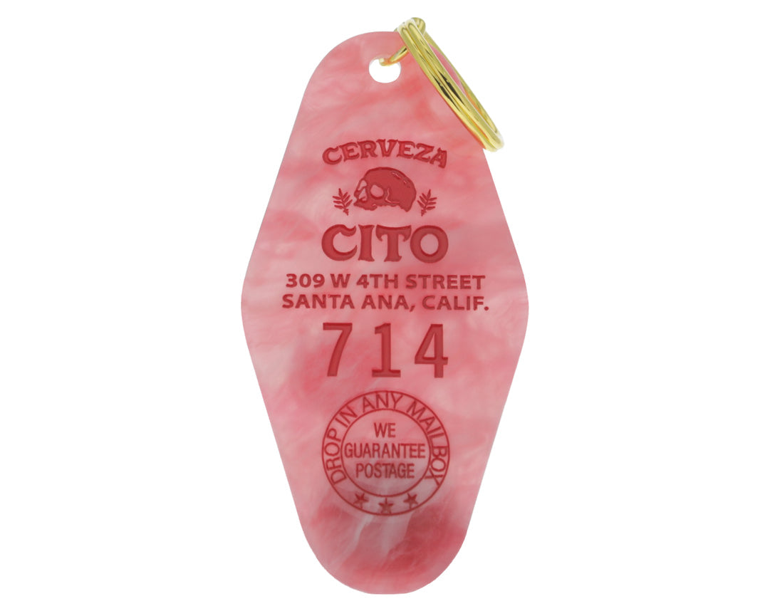 La Tia Hotel Key Tag - Pink
