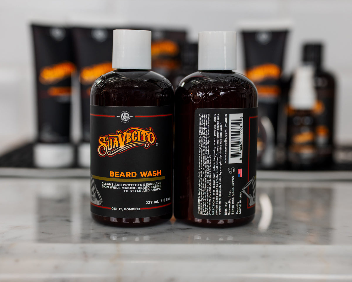 Beard Wash front and back 