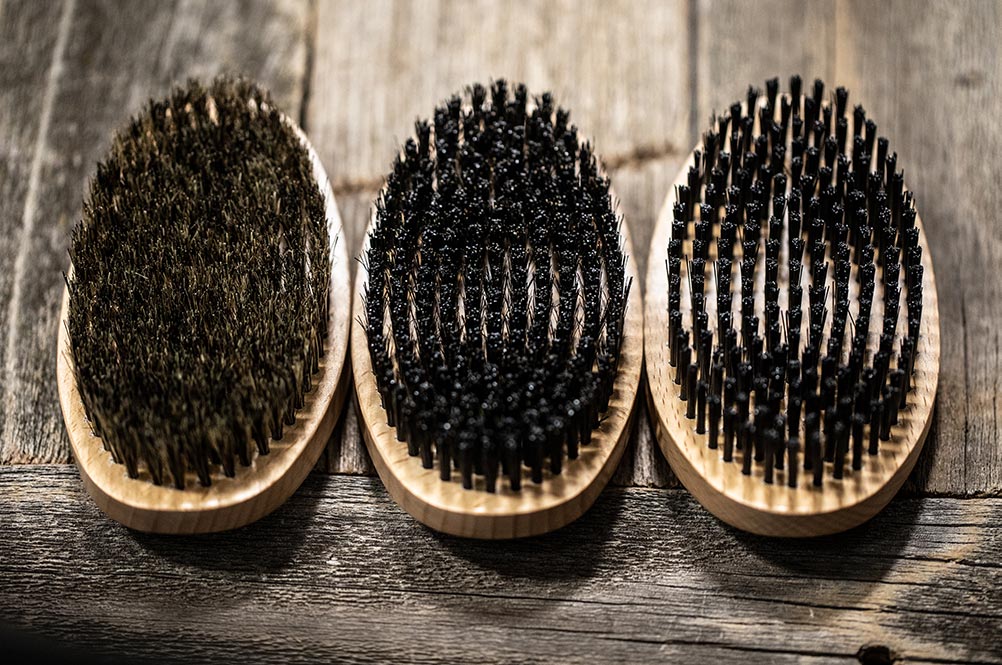 Wood Beard Brush