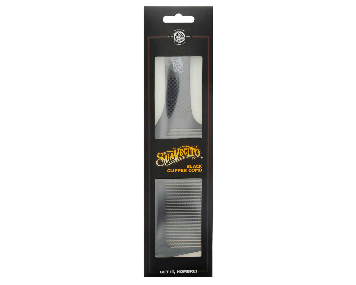 Black Clipper Comb - Packaging