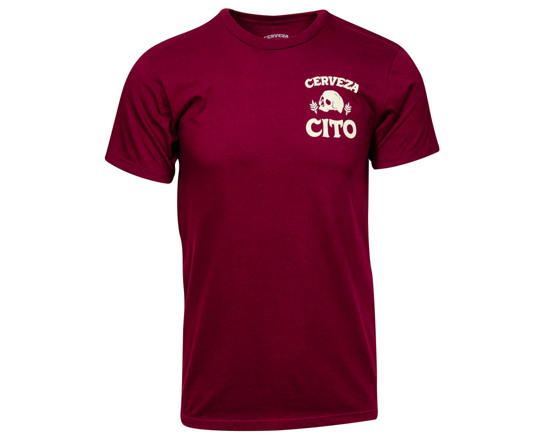 Cerveza Cito Tee - Burgundy