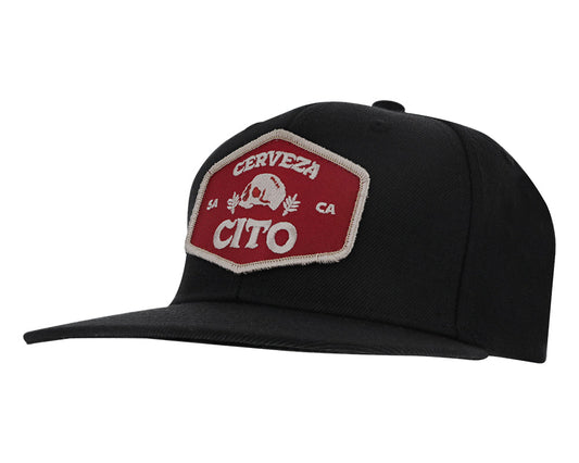 Cerveza Cito Hexagon Patch Hat Angle