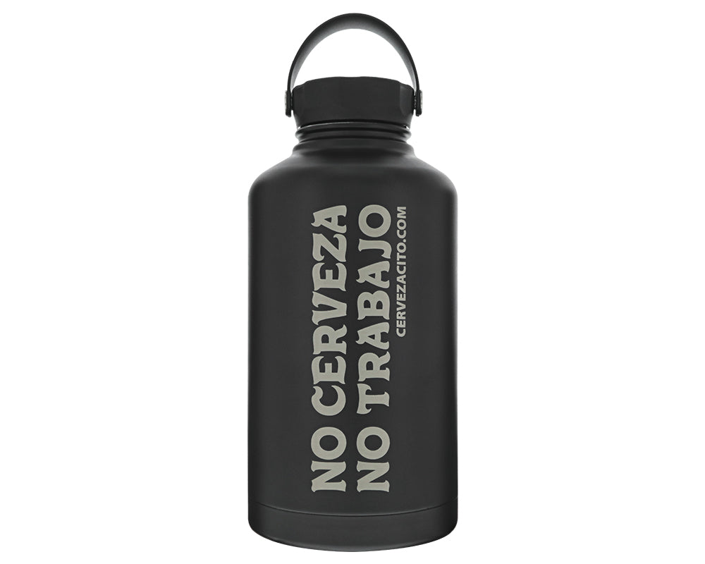 Cerveza Cito Growler - 64 oz Black Back