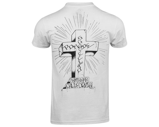 Cross Tee - White Back