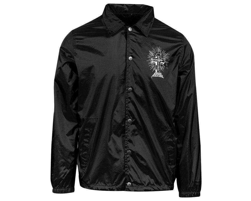 Cross Windbreaker - Black Front