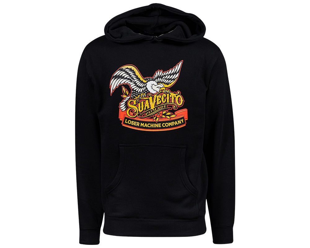 Cutlass Pullover Hoodie - Black Front