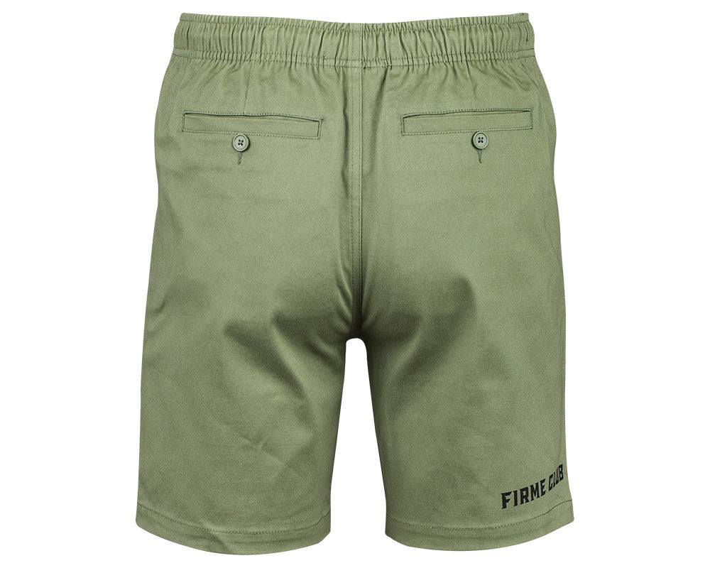 Hex Shorts - Military Green Back