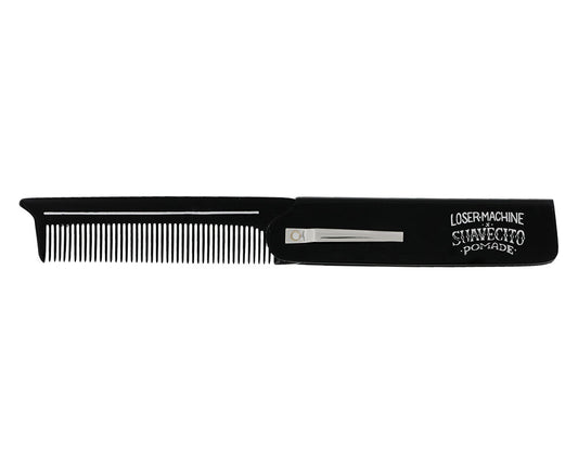 Suavecito X Loser Machine Deluxe Folding Comb Front