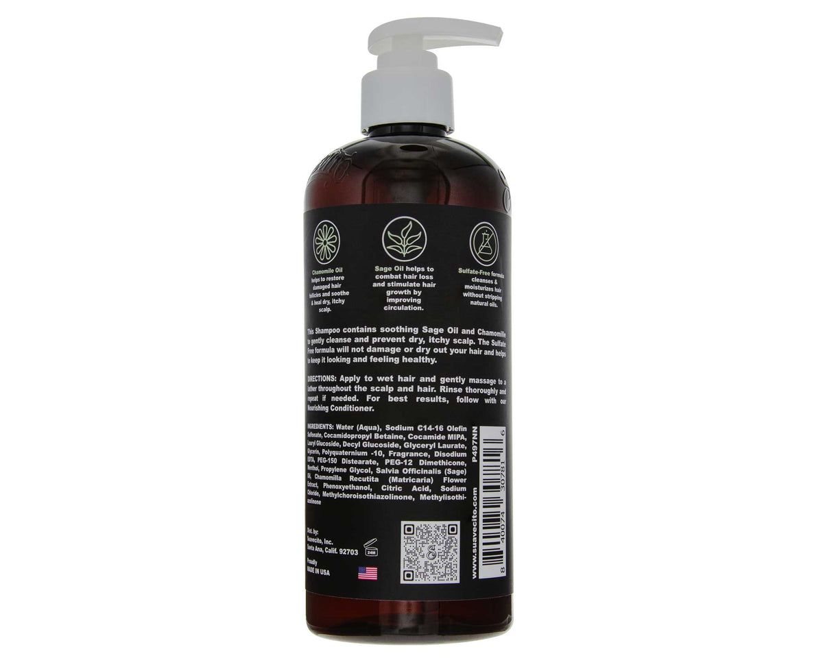 Daily Shampoo - 16 oz - Back