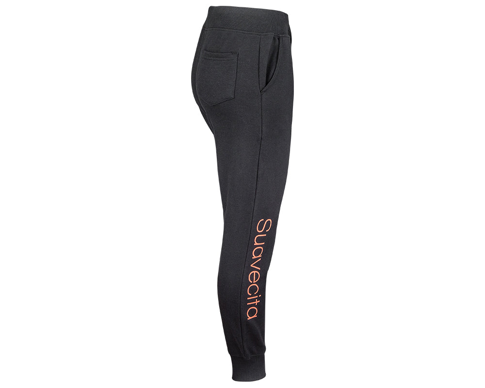 Suavecita Premium Terry Joggers - Black Side