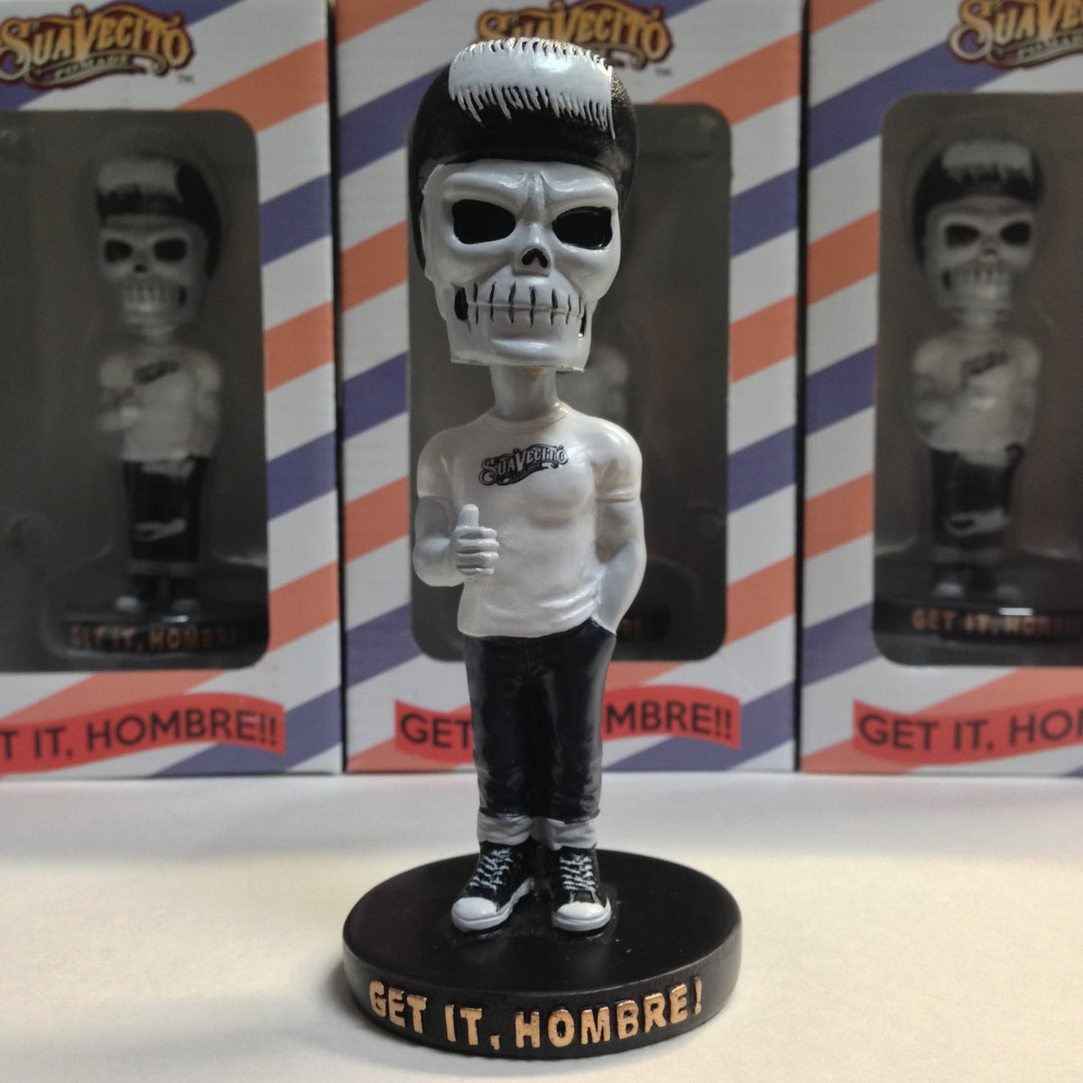 Suavecito Pomade Bobble Head - Front View
