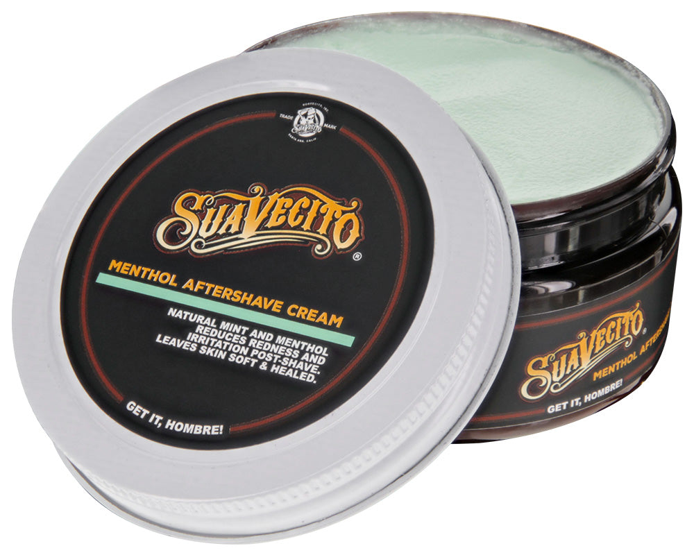 Suavecito Menthol Aftershave Cream - Open