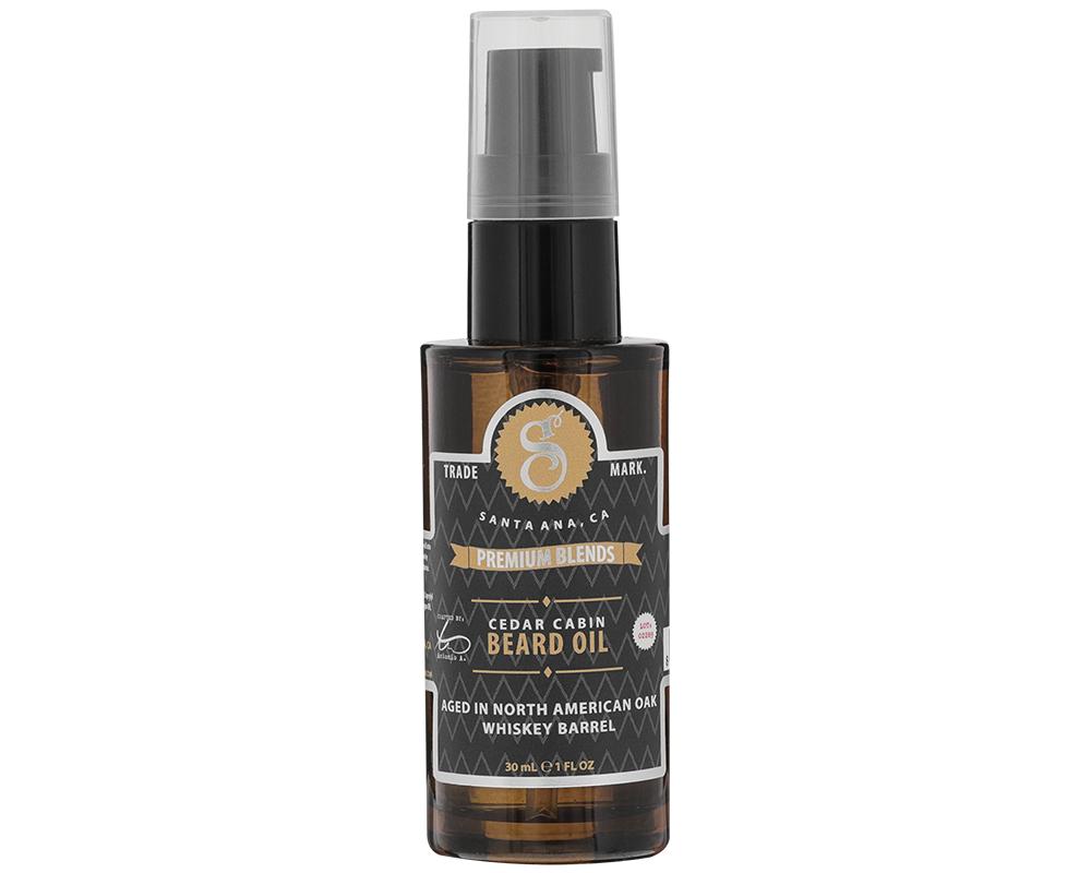 Premium Blends Cedar Cabin Beard Oil Front View