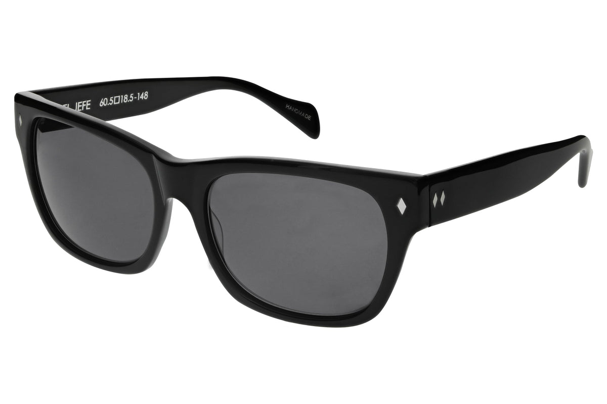 El Jefe Black - Polarized Smoke Lens Angle