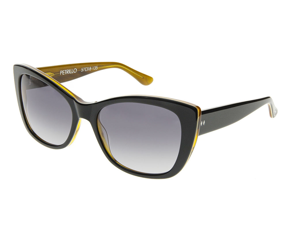 Petrillo Black + Honey / Smoke Lenses Angle
