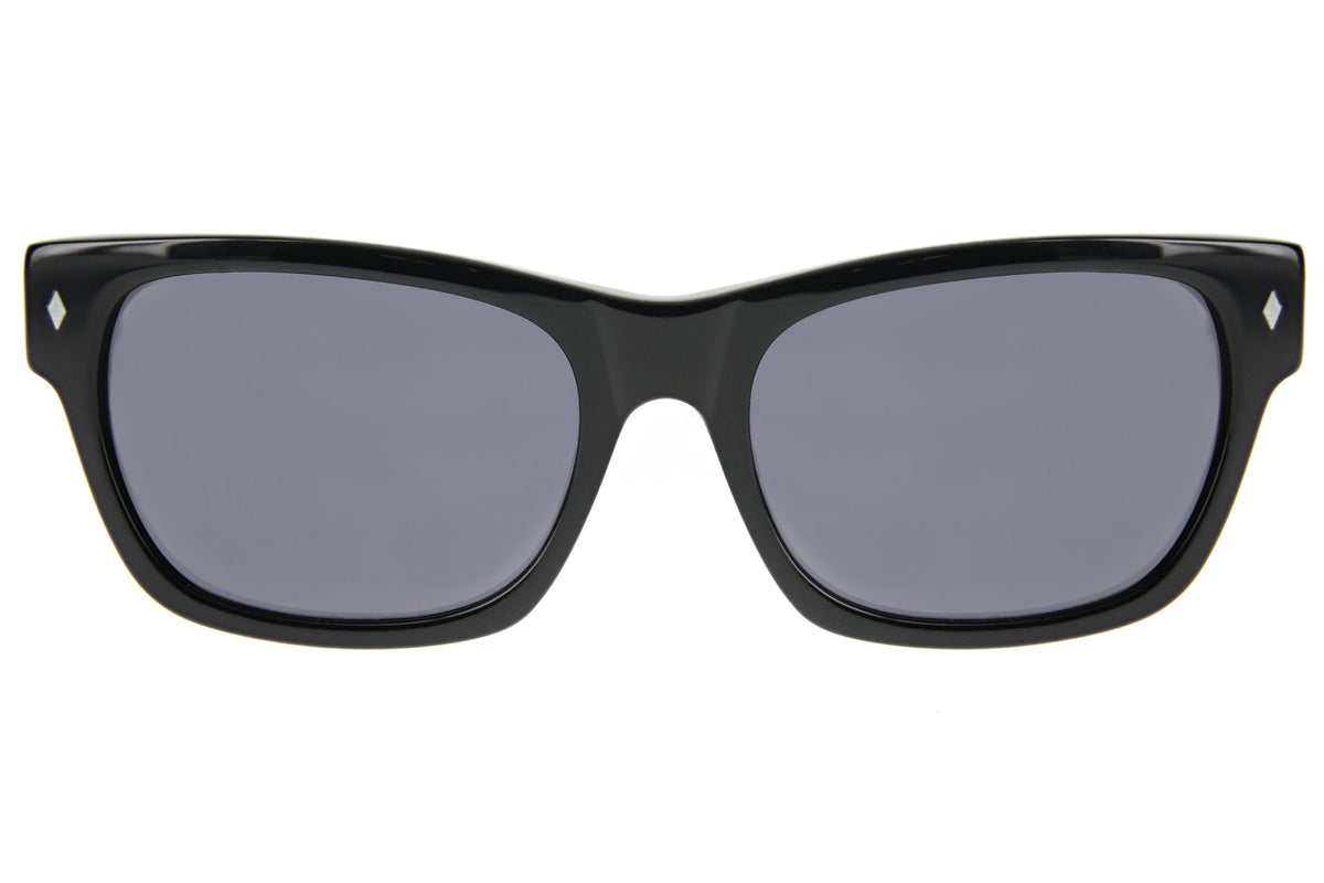 The 45's - Mooneyes x Tres Noir - Black + Yellow - Polarized Smoke Lens Front