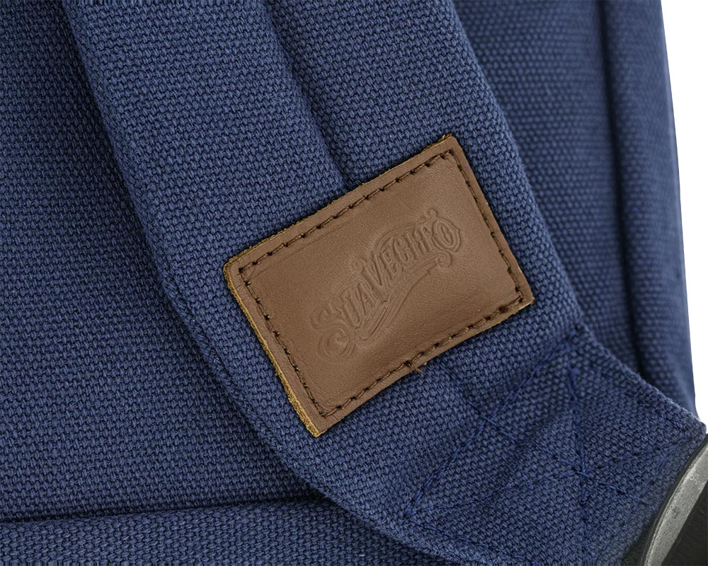 Vagabond Backpack - Navy Strap Patch