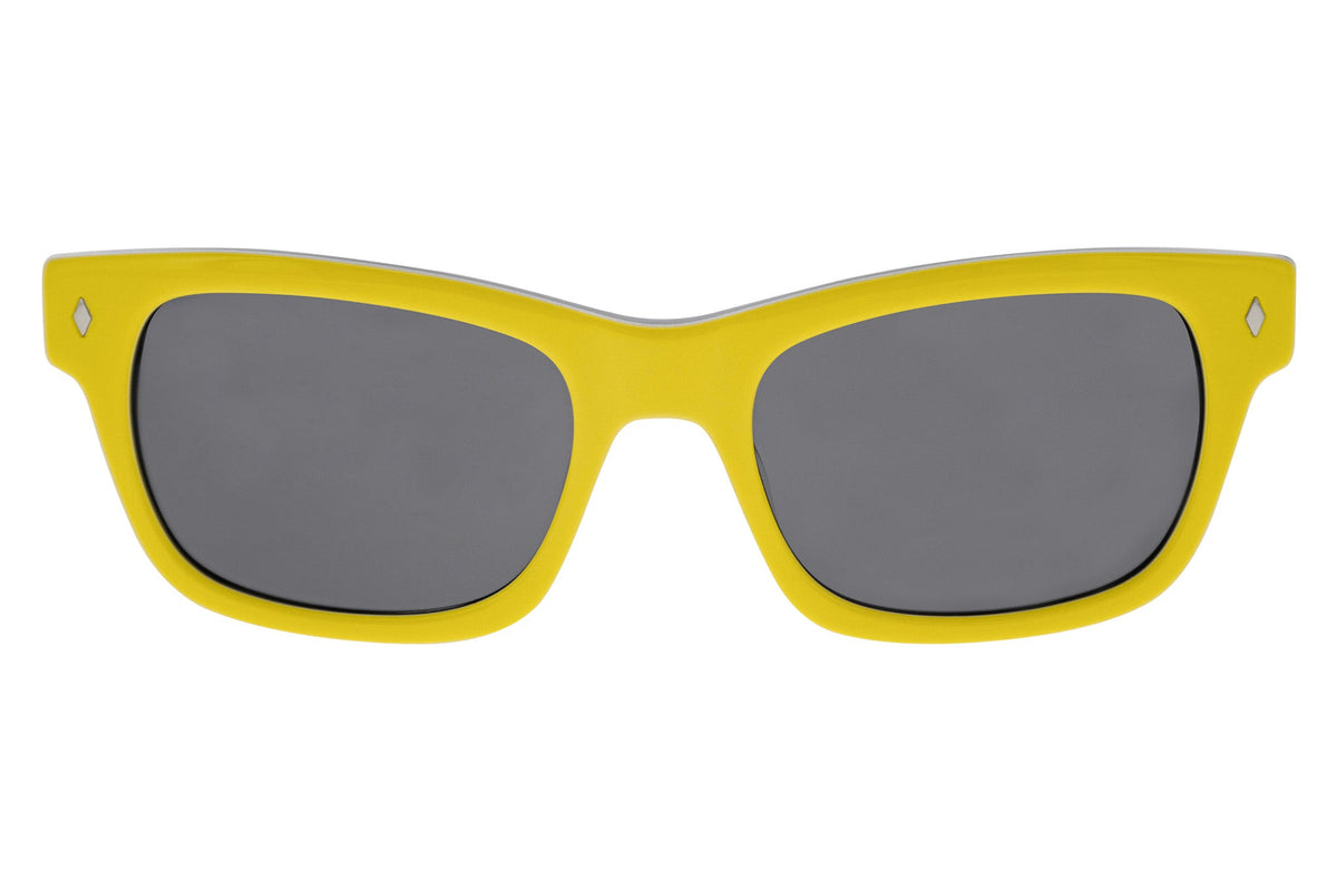 Waycooler - Mooneyes x Tres Noir - Yellow + Black - Polarized Smoke Lens Front