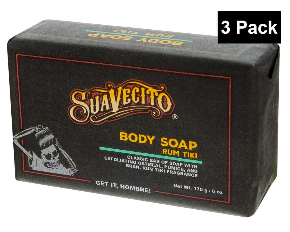 Rum Tiki Body Soap - 3 Pack