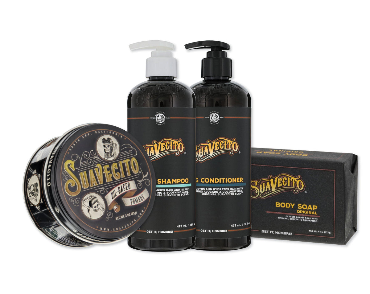 Hair & Body Essentials Bundle - Oil Based Pomade