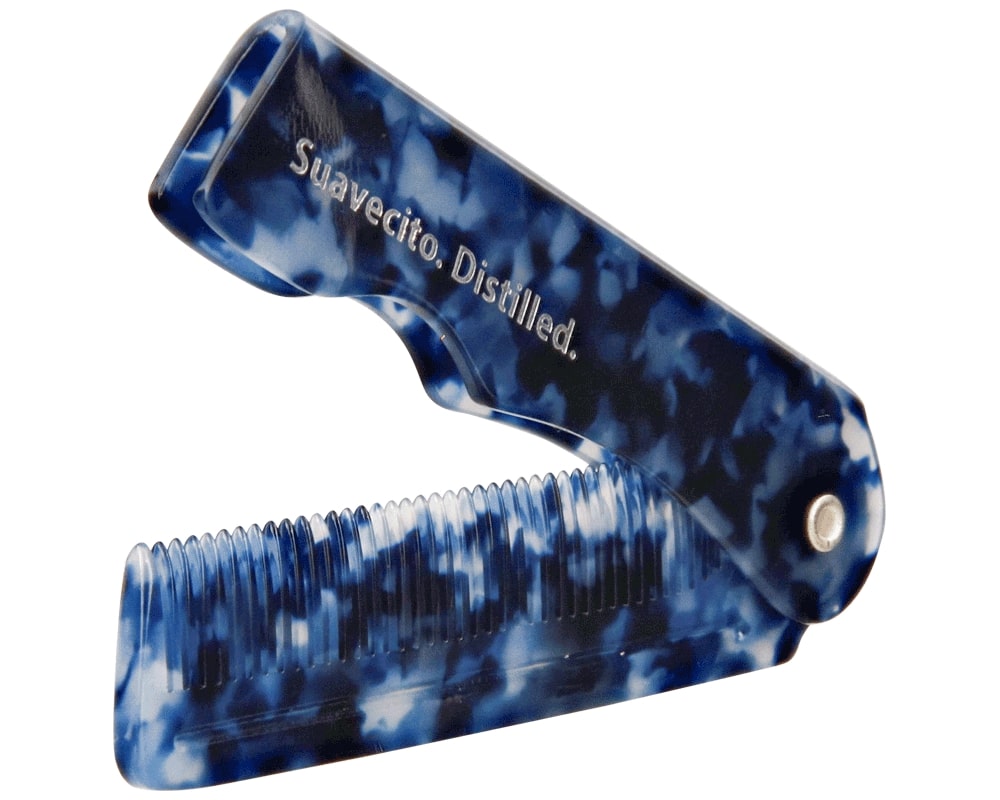 Cobalt Folding Comb