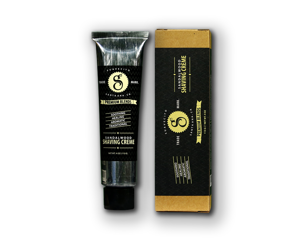 Premium Blends Sandalwood Shaving Cream 4oz w/ Packaging