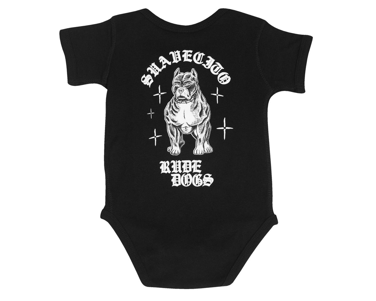 Rude Dogs Onesie - Back