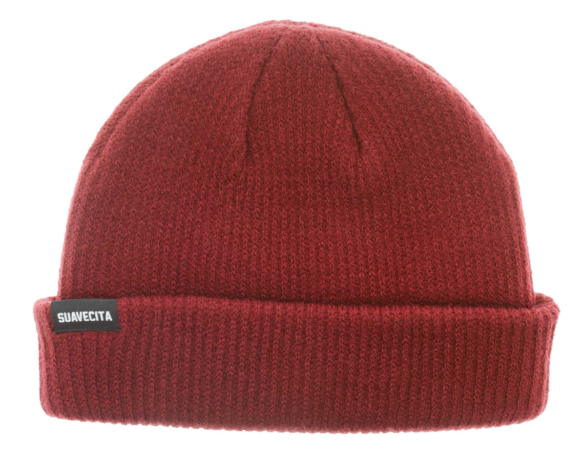 Rose Beanie - Burgundy