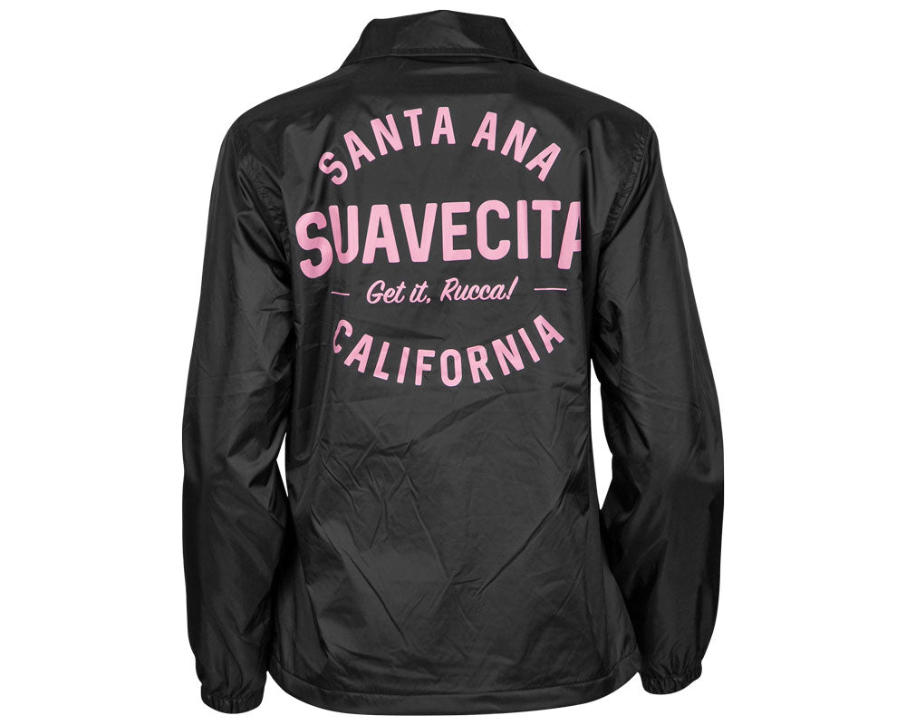 Speedster Black Windbreaker - Back