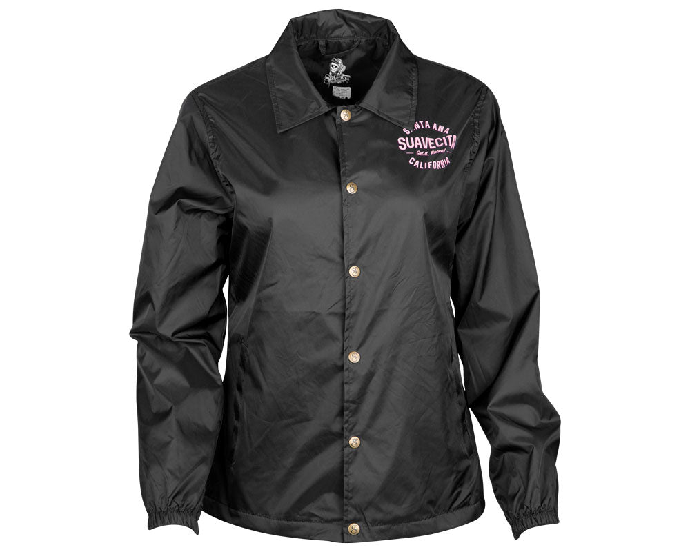 Speedster Black Windbreaker - Front