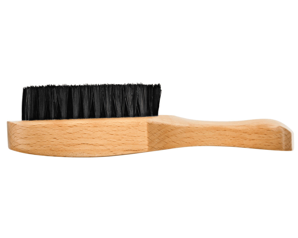 Barber Brush Side View