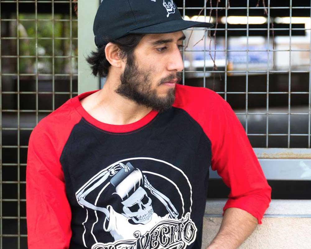 OG Baseball Black & Red Tee - Lifestyle