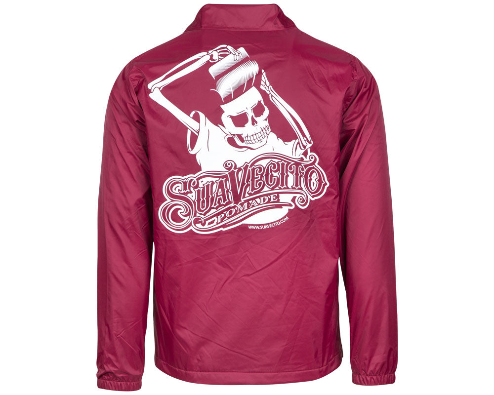 OG Burgundy Windbreaker - Back