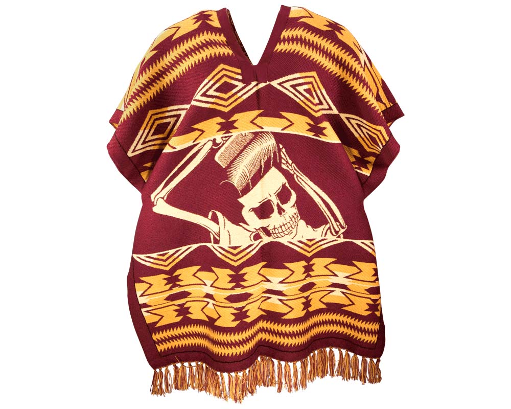 OG Knit Poncho - Back