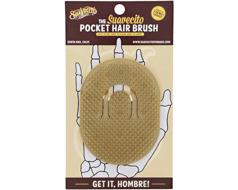 Gold Palm Comb With Packaging