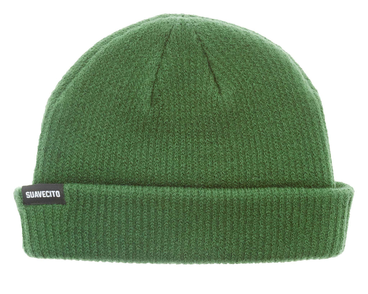 Skull Beanie - Forest Green