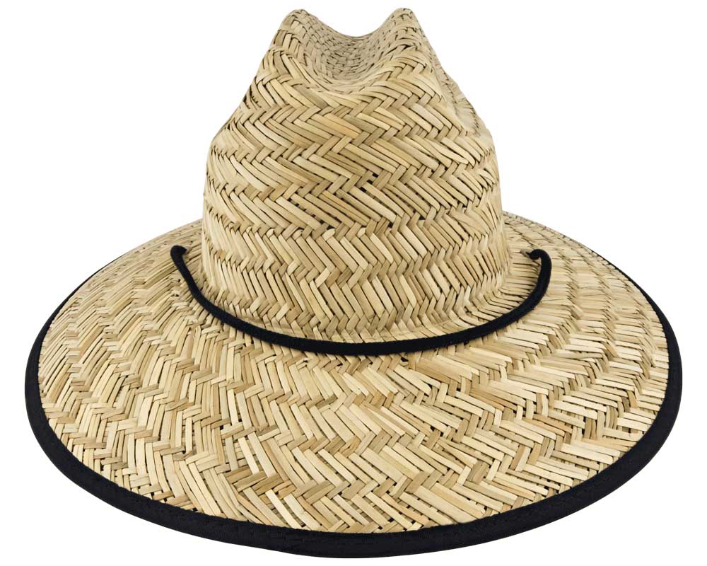 Straw Hat With OG Logo Patch - Back