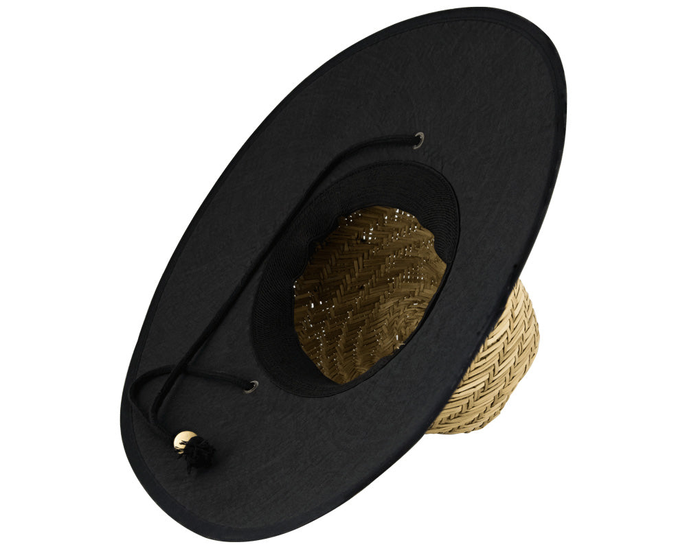 Straw Hat With OG Logo Patch - Bottom