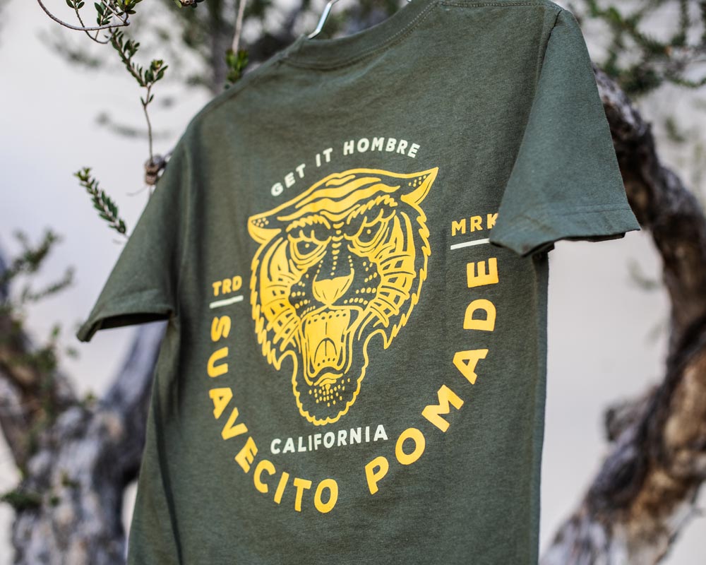 Tiger Green Tee - Lifestyle
