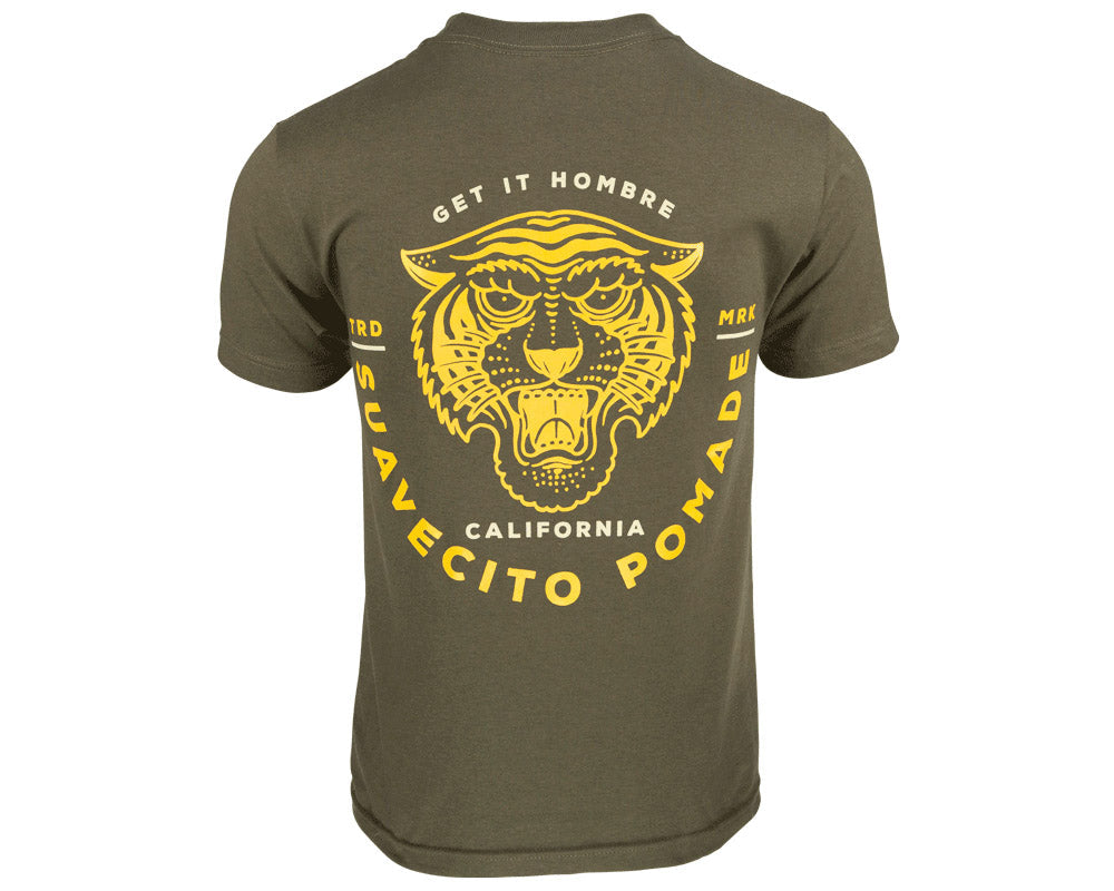 Tiger Green Tee - Back