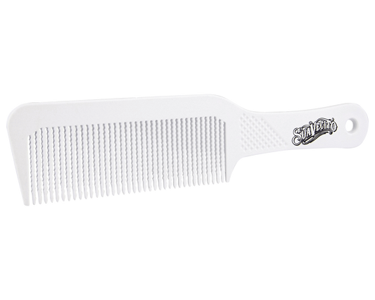 White Clipper Comb - Angled